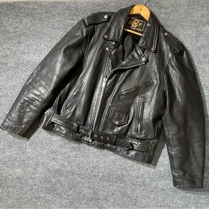 SHAF Vintage Leather Bike Jacket